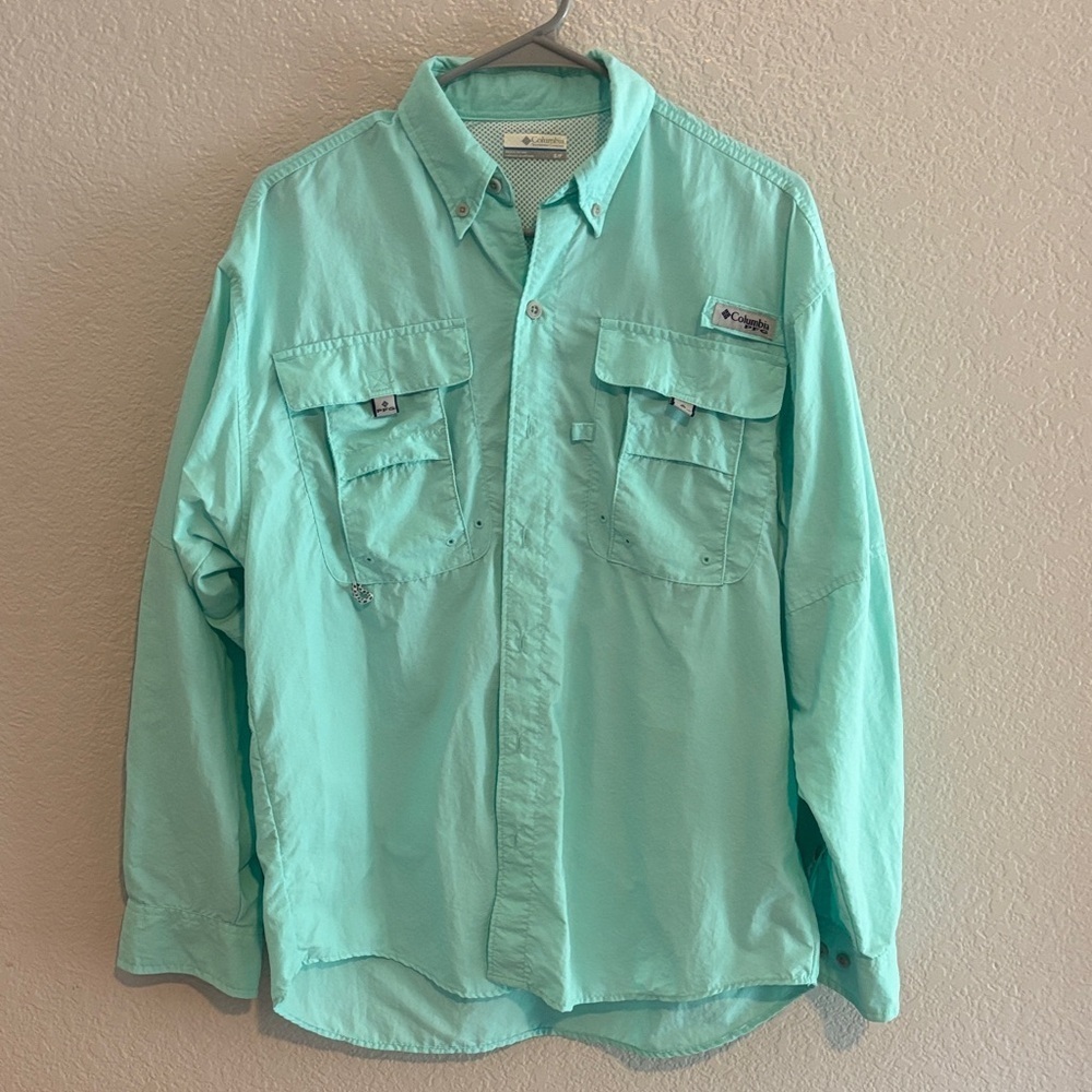 Columbia Aqua Long Sleeve Shirt